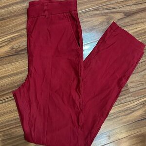 Rafaella Red Tailored Women's Pants